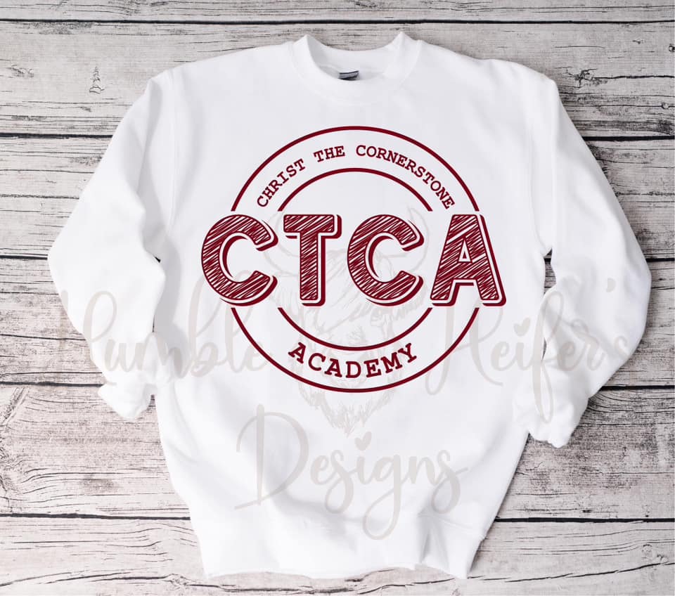 Christ The Cornerstone/CTCA Red Letters T-Shirt