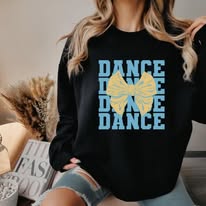 Elevate Dance with bow crewneck