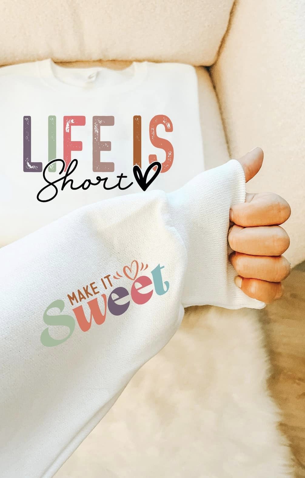 Life Is Short Crewneck