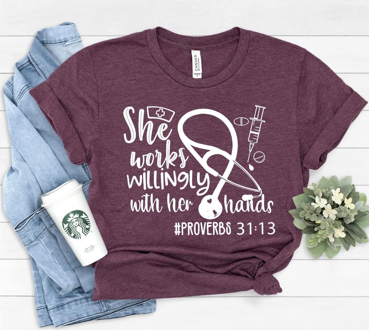 Proverbs 31:13 T-Shirt
