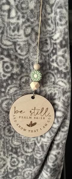 Be Still Car Charm