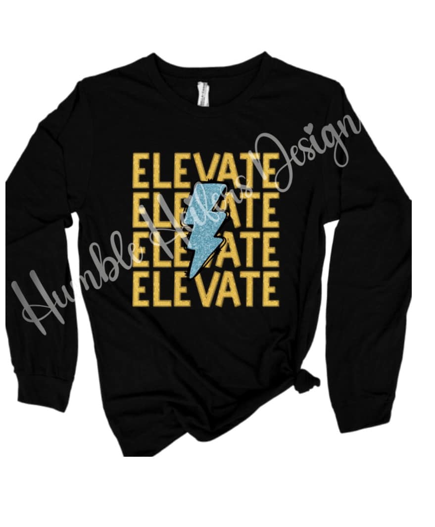 Elevate Dance With lightening bolt T-Shirt