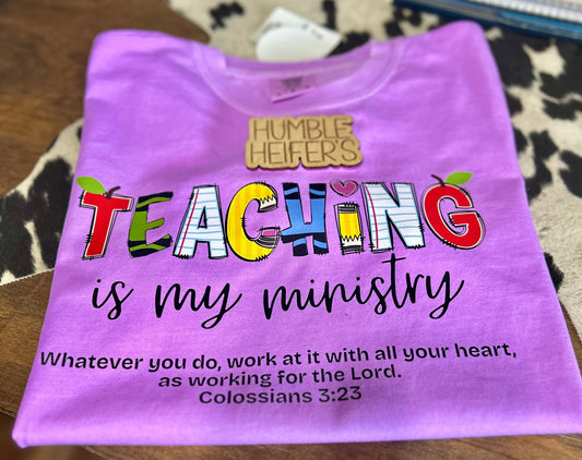 Teaching Is My Ministry