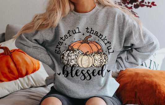 Grateful Thankful Blessed Pumpkin Patch