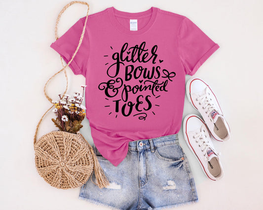 Glitters and Bows tshirt