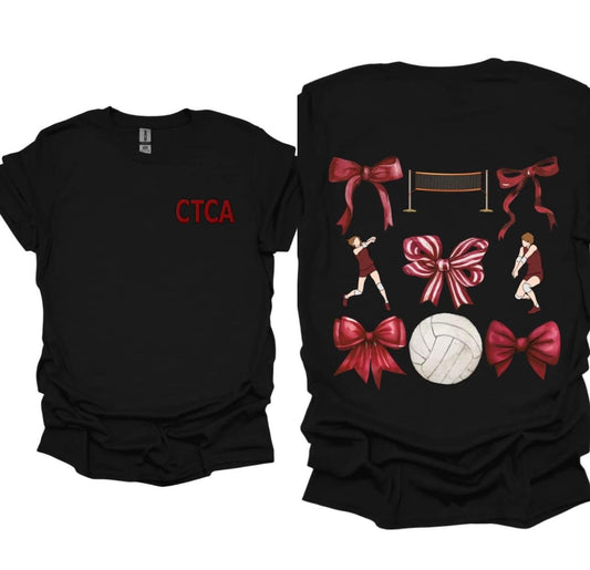 CTCA Volleyballs and Bows
