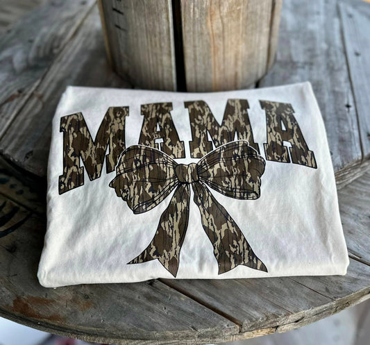 Mama in Camo with Bow